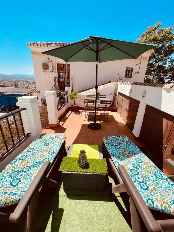 Casa Lucia Albaicin Con Terraza Apartman Granada Kültér fotó