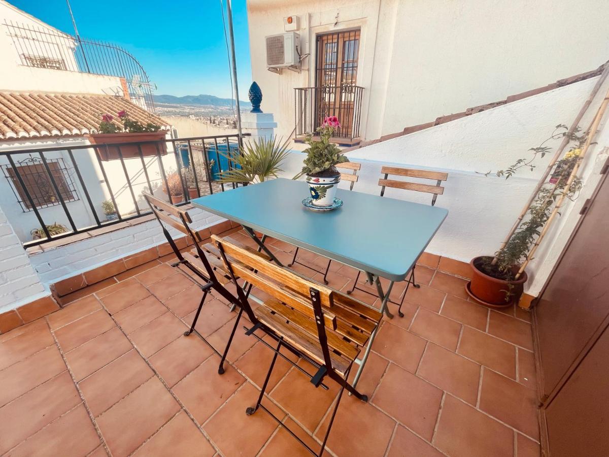 Casa Lucia Albaicin Con Terraza Apartman Granada Kültér fotó